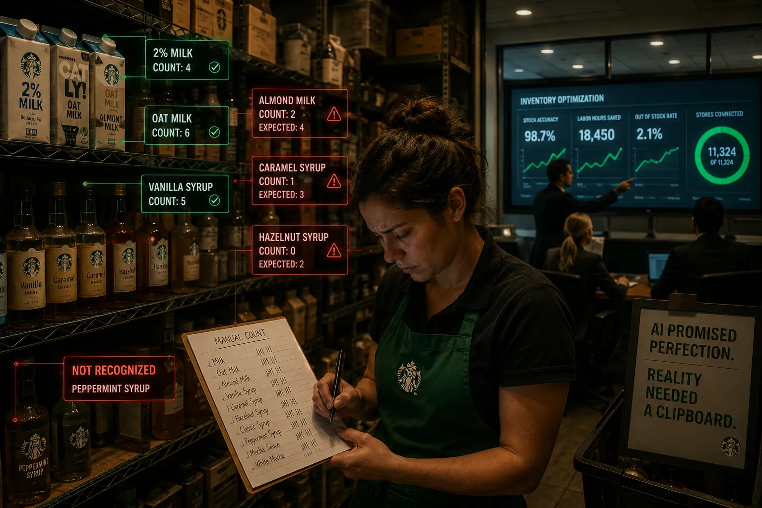 Starbucks Shut Down Its AI Inventory System After Nine Months. Here’s What Every CEO Should Learn.